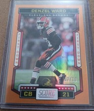 2023 Score Denzel Ward #212 FIRST DOWN /10 Case Hit SSP Color MATCH