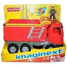 FISHER-PRICE Kipper Lkw Truck groß stabil für Baustelle Playmobil - RARITÄT