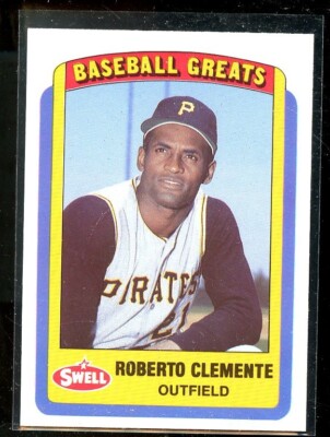 1990 SWELL GREATS #20 ROBERTO CLEMENTE PIRATES MINT E018684