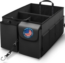 Gran Organizador Plegable Multicompartimento Con Correa Ajustable Para Maletero