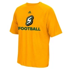 Southeastern Louisiana Lions NCAA Adidas Men's Football Climalite Gold T-Shirt