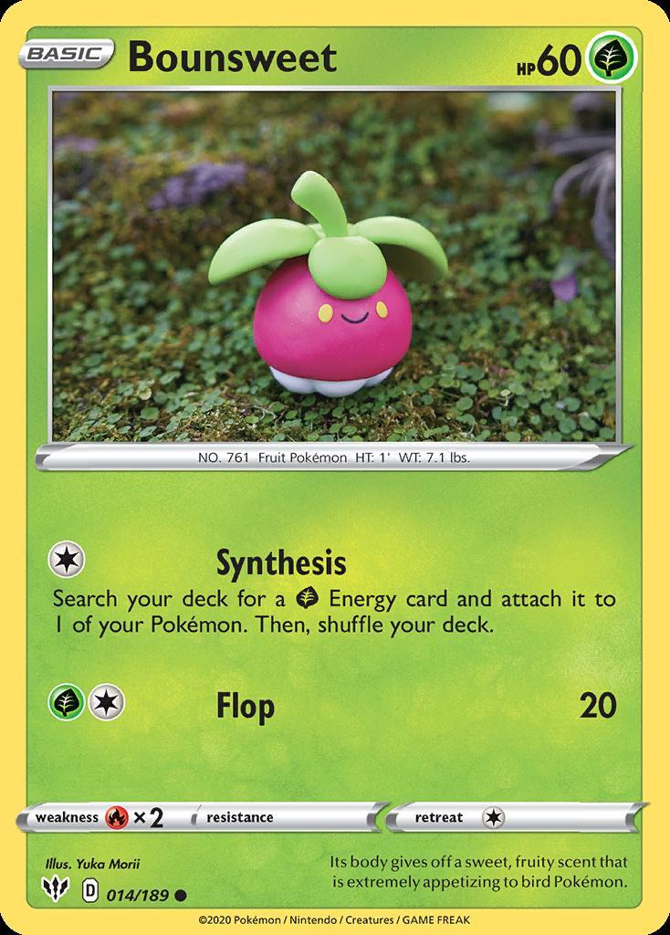 Pokemon Bounsweet (14/202) Darkness Ablaze NM