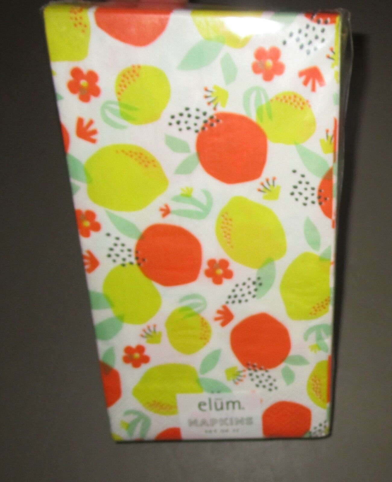 ELUM~32 Count CITRUS Overseas Dedication parallel import regular item LEMON & Guest Paper ORANGE Napkins