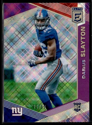 2019 Panini Elite Diamond Darius Slayton /99 New York Giants #163