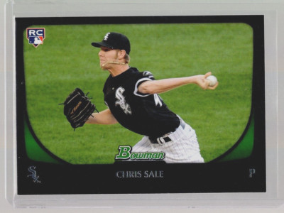 2011 Bowman #220 Chris Sale RC 100% Donated Ian Relief