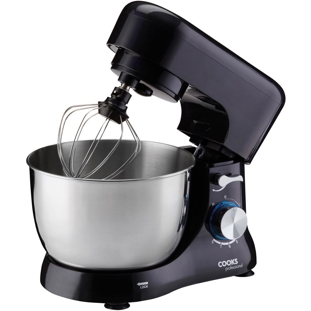 Cooks Professional 4.5L Stand Mixer 1000W Electric 8 Speed Dough Hook Whisk