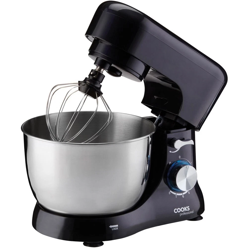 Cooks Professional 4.5L Stand Mixer 1000W Electric 8 Speed Dough Hook Whisk
Opens in a new window or