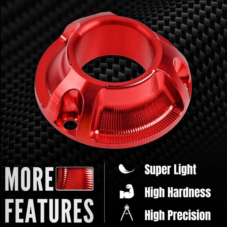 Exhaust Power Tip w/ Spark Arrestor Screen For Honda CRF125 CRF125F Anodized CNC - Imagem 4 de 4