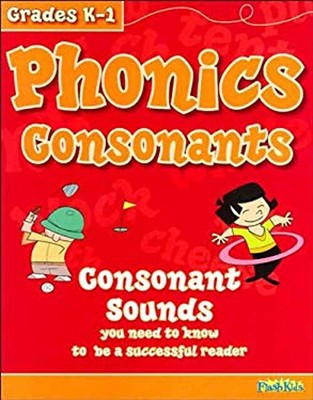 Phonics Consonants Flash Kids Workbooks Paperback SparkNotes Staf