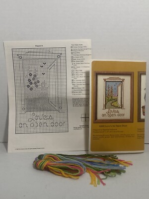 The Creative Circle Needlecraft Kit #1630 Love s An Open Door