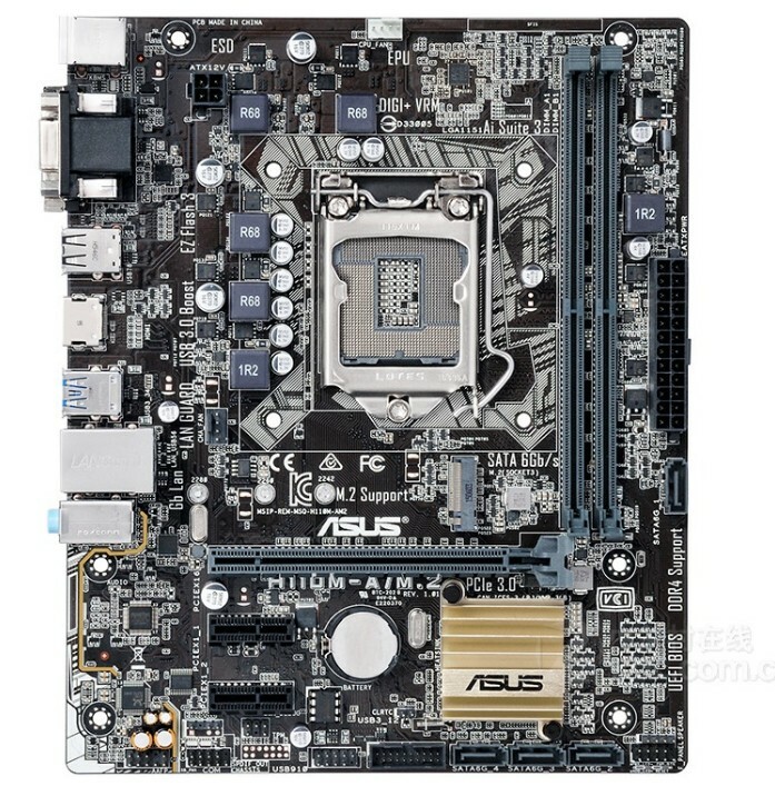 For Asus H110M-A/M.2 LGA1151 Motherboard DDR4 H110 SATA3 ATX VGA