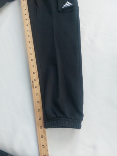 Adidas Boys Relaxed Fit Logo Sweatpants boys Black M 10/12 - Picture 4 of 8