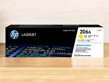 HP 206A LaserJet Toner Cartridge - Yellow, W2112A
