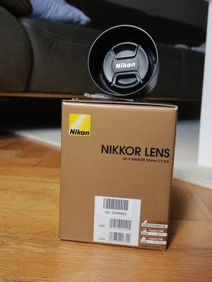 Nikon AF-S NIKKOR 50mm f/1.8G Festbrennweite Nikon F 58mm OVP