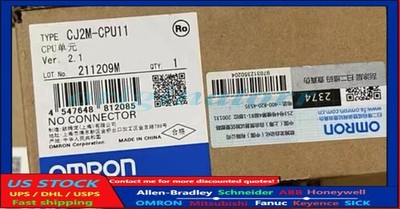 1PCS ONE OMRON CPU Unit CJ2M-CPU11 CJ2MCPU11 Brand NEW IN BOX  US Free TAX