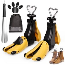 2 Pack Shoe Stretchers Women Men, Adjustable Width and Length Shoe Stretcher S...