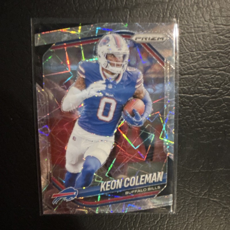 Panini Prizm 2025 Lazer Parallel Keon Coleman Buffalo Bills NFL Card #275