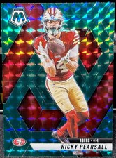 2025 Panini Mosaic| Ricky Pearsall #198 San Francisco 49ers Green Prizm