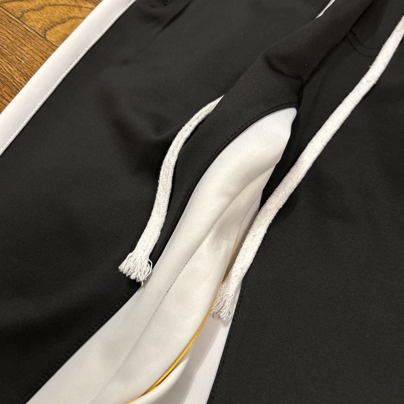 Fear Of God Fifth Collection Track Pants Size Medium Black White Yellow USA thumbnail 9