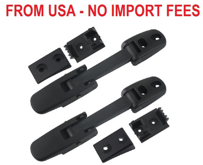 Mack Hood Latch Strap w/Catch Bracket Left Driver & Right Passenger Side Black C
