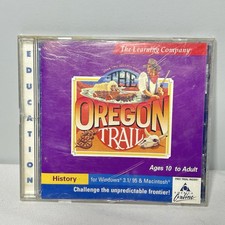1995 The Oregon Trail PC CD Rom Game The Learning Company Windows 95 History