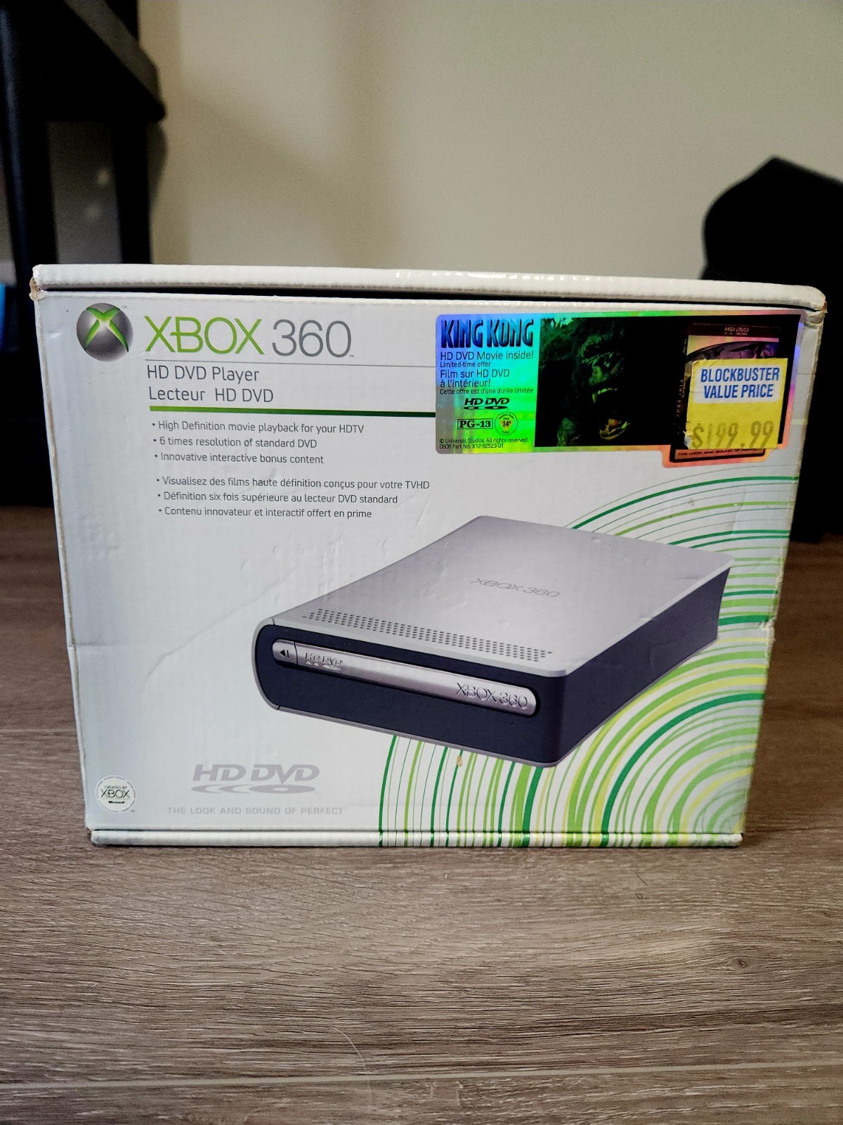 (xbox 360)  W/king Kong & Remote In Box - Brand New & Sealed