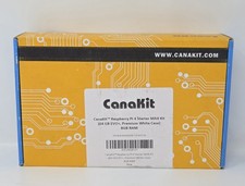 New CanaKit Raspberry Pi 4 Starter MAX Kit 8GB RAM - 64GB EVO  White Case 