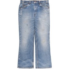 Vintage 90'S Levi's Bootcut Denim Pants Size 20517-0217 Orange Tag Made in U...