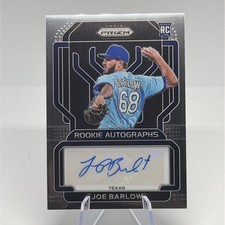 2022 Prizm Rookie Auto Base #RA-BW Joe Barlow - Rangers
