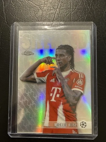 2025-26 Topps Chrome UEFA UCC Michael Olise Bayern Munich Silenced