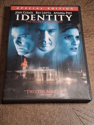 Identity DVD 2003 Starring John Cusack, Ray Liotta, Amanda Peet