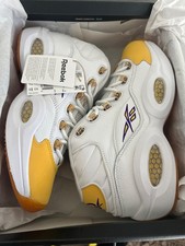 Size 11 - Reebok Question Mid Yellow Toe