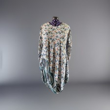 Women’s Plus Size 18 20 22 24 Stretch Jersey mix Quirky Asymmetric Bubble Dress