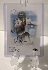 2011 Topps Gridiron Legends - Rookie Auto Tyrod Taylor #RA-TTA Blue RC