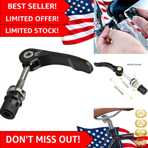 Aluminum Quick Release Bike Seat Clamp - Lightweight & Durable - Picture 1 of 10