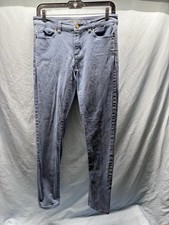 Michael Kors Women’s Jeans Size 2 Blue Straight Leg Mid Rise Logo Denim