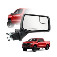 Passenger Right Side Door Mirror for 2019-2024 Chevy Silverado 1500, with Hea...