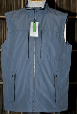 Crossfield Herren Trekking-Weste Wanderweste hellblau