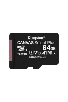 Canvas Select Plus Micro SD SDCS2/64GB Class 10 Karte + inkl. Adapter
