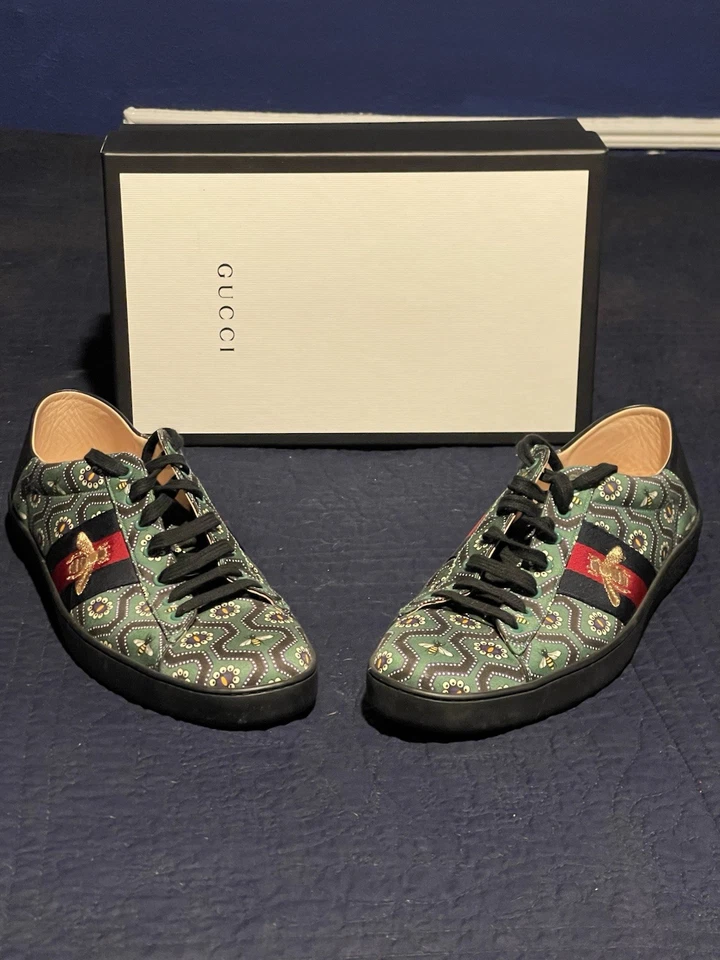 Gucci | Zapatillas Deportivas Estampado Ace Bees Para Hombre Talla 10 EE. UU. Foto 3 de 4