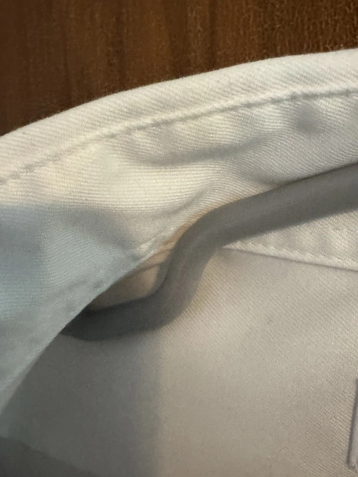 Calvin Klein MENS White Shirt Size XL 17 34/35 Infinite Non-iron Slim Stretch - Image 4 of 4