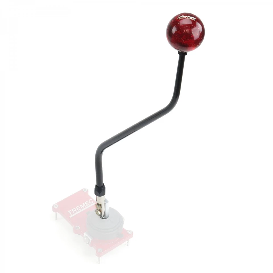 23 Swan Neck Retro Black Shifter Handle T5 T45 T56 Tremec TKO Transmissions LS  - Image 2 of 3