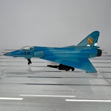 Maisto Mirage 2000c Fighter Jet Kids Toy Blue Camo Diecast Military Plane Chip