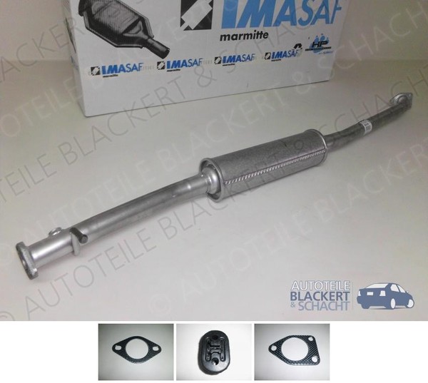 Imasaf Auspuff Mitteltopf+Anbauteile FüR Mitsubishi Space Wagon (N5) 2.4 Gdi+4X4-image
