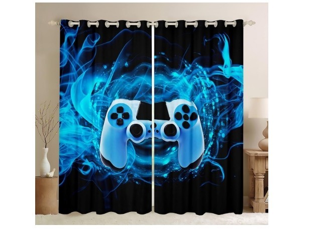 Cortina de juegos dormitorio de juegos sala de estar sala de jugadores cortinas niños PVP £50