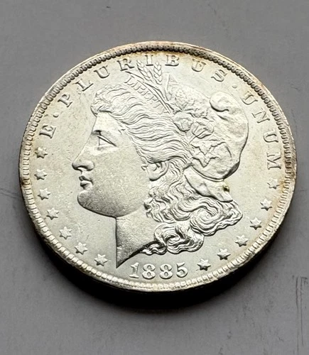 1885-O MORGAN SILVER DOLLAR/UNCIRCULATED CONDITION/GENUINE U.S. 90% SILVER COIN