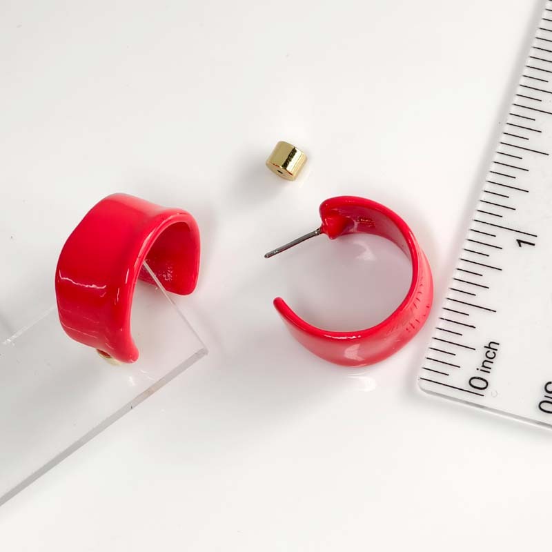 22mm Jenny Bird Statement Huggie Hoop Earrings Chic Women Party Vacation Jewelry