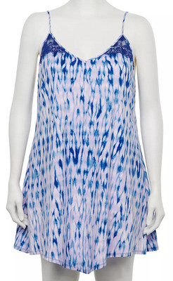 APT. 9 PRETTY TIE DYE PRINT CHEMISE WOMEN'S PLUS SIZE 3X **BRAND NEW IN PKG!**