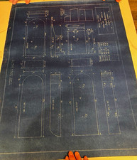 Wood Toy Line Vintage Toy Blueprint Plans & Technical Drawing Sheets