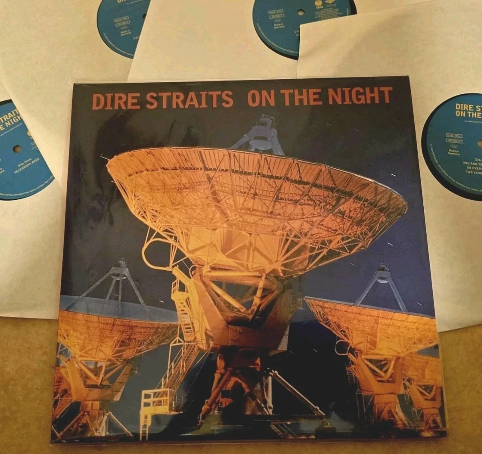 Dire Straits- VINYL (RARE) On The Night 4 x LP Inc Tunnel Of Love! Mark Knopfler - Image 3 of 4